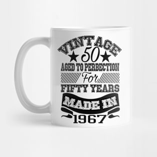 Vintage 50 age to perbection Mug